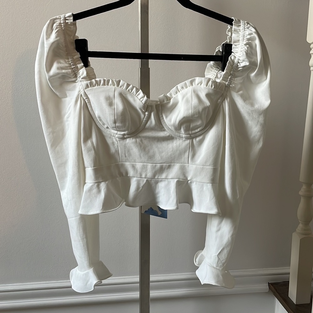 Majorelle Corie top white sz XS